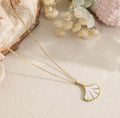 Collier Éventail nacré