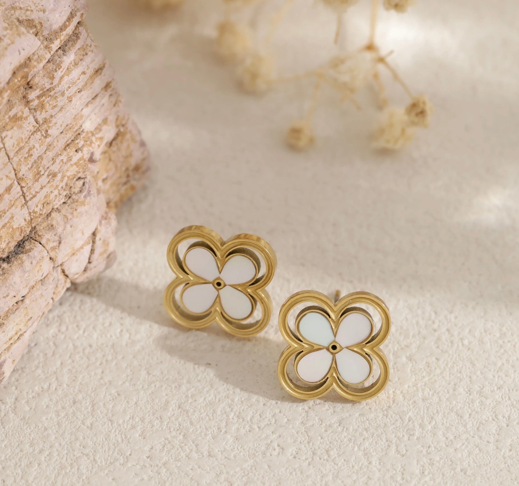 Boucles Clovera Élégance ✨🍀