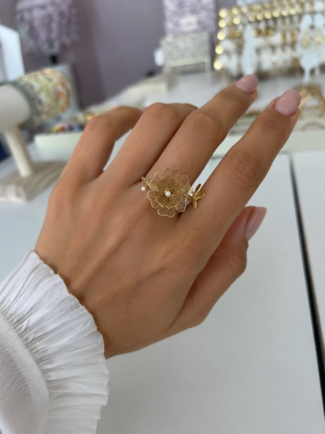 Bague perlina