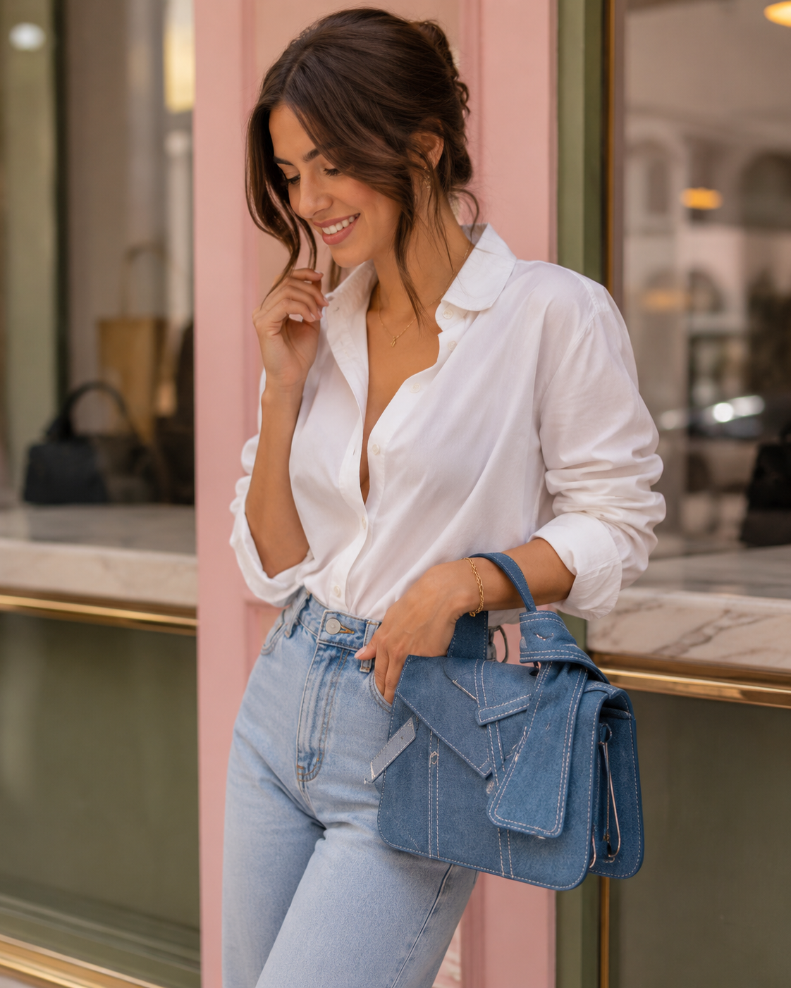 Sac Bleu Élégance